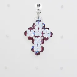Pierces - Silver brass - Earrings Adena - Pierces - Silver brass - Laiton argenté